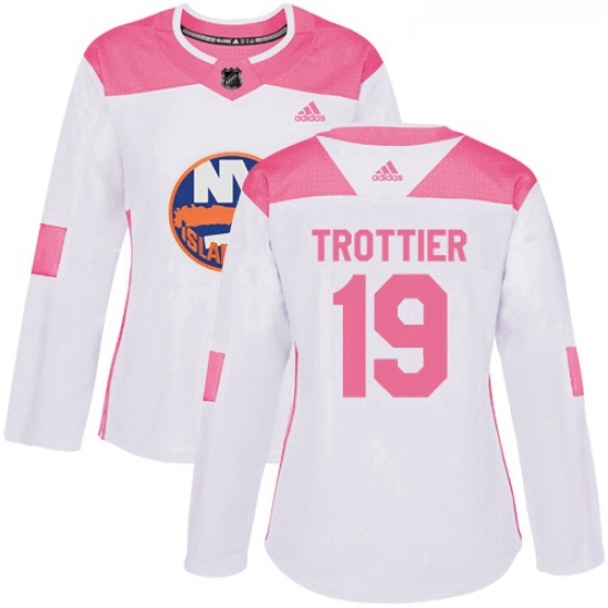 Womens Adidas New York Islanders 19 Bryan Trottier Authentic WhitePink Fashion NHL Jersey Womens Adidas New York Islanders 19 Bryan Trottier Authentic WhitePink Fashion NHL Jersey