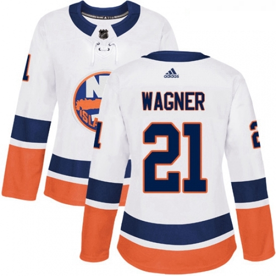 Womens Adidas New York Islanders 21 Chris Wagner Authentic White Away NHL Jersey Womens Adidas New York Islanders 21 Chris Wagner Authentic White Away NHL Jersey