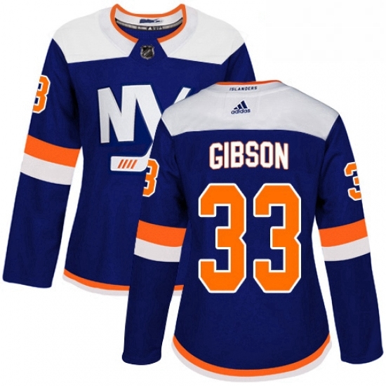 Womens Adidas New York Islanders 33 Christopher Gibson Premier Blue Alternate NHL Jersey Womens Adidas New York Islanders 33 Christopher Gibson Premier Blue Alternate NHL Jersey