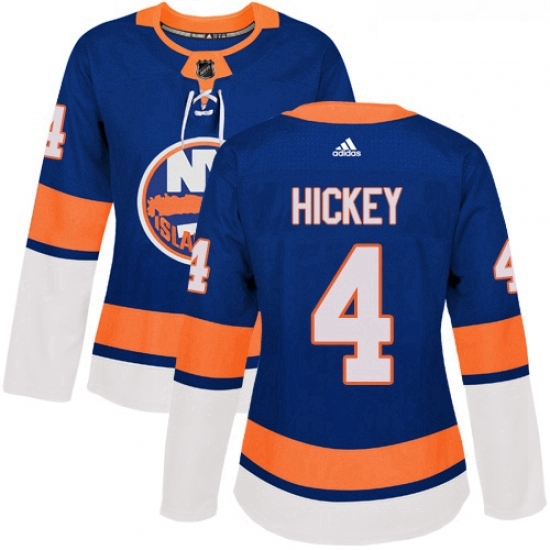 Womens Adidas New York Islanders 4 Thomas Hickey Authentic Royal Blue Home NHL Jersey Womens Adidas New York Islanders 4 Thomas Hickey Authentic Royal Blue Home NHL Jersey