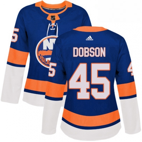 Womens Adidas New York Islanders 45 Noah Dobson Premier Royal Blue Home NHL Jersey Womens Adidas New York Islanders 45 Noah Dobson Premier Royal Blue Home NHL Jersey