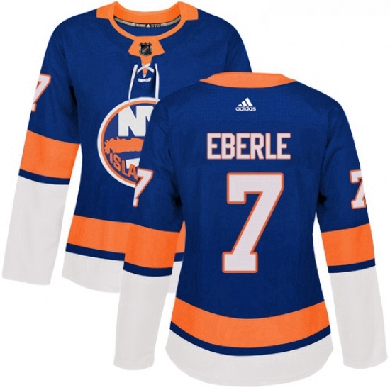 Womens Adidas New York Islanders 7 Jordan Eberle Authentic Royal Blue Home NHL Jersey Womens Adidas New York Islanders 7 Jordan Eberle Authentic Royal Blue Home NHL Jersey
