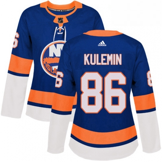 Womens Adidas New York Islanders 86 Nikolay Kulemin Premier Royal Blue Home NHL Jersey Womens Adidas New York Islanders 86 Nikolay Kulemin Premier Royal Blue Home NHL Jersey
