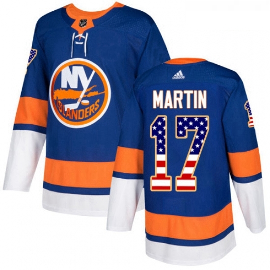 Youth Adidas New York Islanders 17 Matt Martin Authentic Royal Blue USA Flag Fashion NHL Jersey Youth Adidas New York Islanders 17 Matt Martin Authentic Royal Blue USA Flag Fashion NHL Jersey