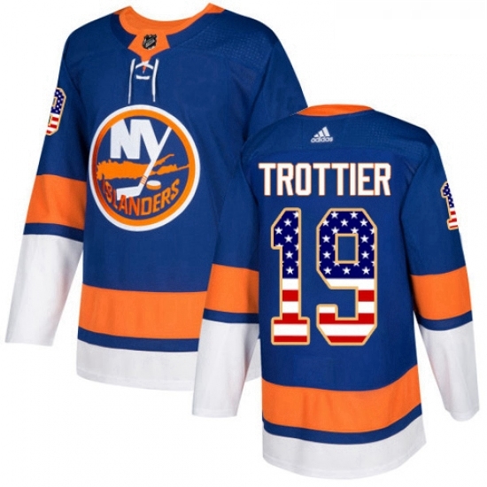 Youth Adidas New York Islanders 19 Bryan Trottier Authentic Royal Blue USA Flag Fashion NHL Jersey Youth Adidas New York Islanders 19 Bryan Trottier Authentic Royal Blue USA Flag Fashion NHL Jersey