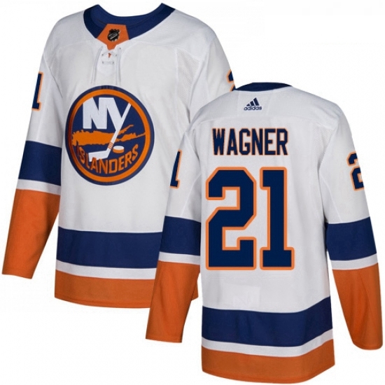 Youth Adidas New York Islanders 21 Chris Wagner Authentic White Away NHL Jersey Youth Adidas New York Islanders 21 Chris Wagner Authentic White Away NHL Jersey