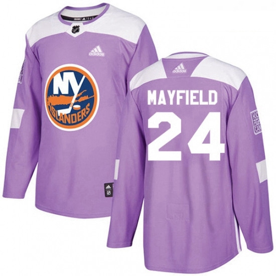 Youth Adidas New York Islanders 24 Scott Mayfield Authentic Purple Fights Cancer Practice NHL Jersey Youth Adidas New York Islanders 24 Scott Mayfield Authentic Purple Fights Cancer Practice NHL Jersey