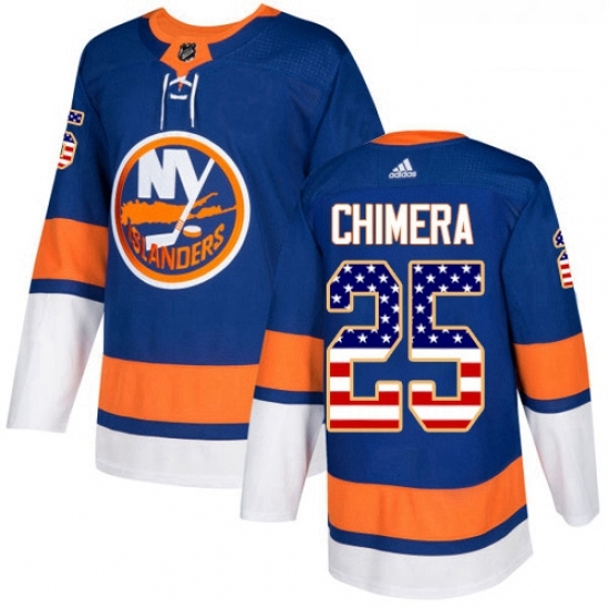 Youth Adidas New York Islanders 25 Jason Chimera Authentic Royal Blue USA Flag Fashion NHL Jersey Youth Adidas New York Islanders 25 Jason Chimera Authentic Royal Blue USA Flag Fashion NHL Jersey