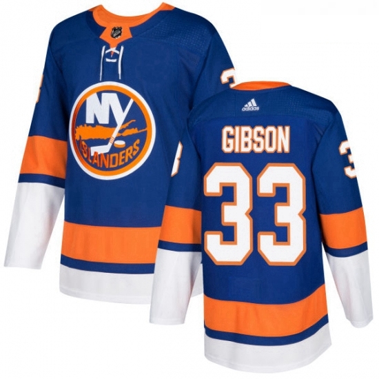 Youth Adidas New York Islanders 33 Christopher Gibson Premier Royal Blue Home NHL Jersey Youth Adidas New York Islanders 33 Christopher Gibson Premier Royal Blue Home NHL Jersey