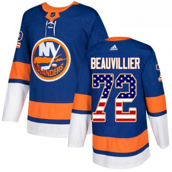 Youth Adidas New York Islanders 72 Anthony Beauvillier Authentic Royal Blue USA Flag Fashion NHL Jersey Youth Adidas New York Islanders 72 Anthony Beauvillier Authentic Royal Blue USA Flag Fashion NHL Jersey
