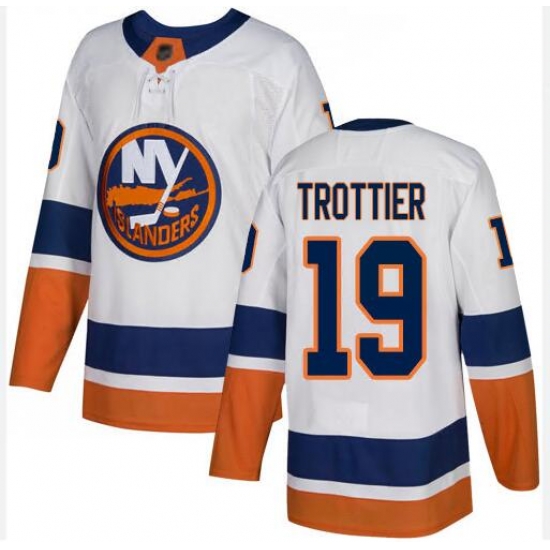 Men Adidas New York Islanders #19 Bryan Trottier Stitched White Jersey Men Adidas New York Islanders #19 Bryan Trottier Stitched White Jersey