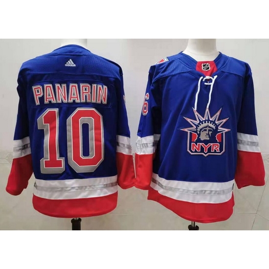 Men New York Rangers 10 Artemi Panarin Light Blue 2021 Retro Stitched NHL Jersey Men New York Rangers 10 Artemi Panarin Light Blue 2021 Retro Stitched NHL Jersey