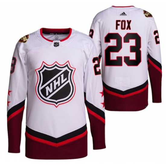 Men New York Rangers 23 Adam Fox 2022 2022 All Star White Stitched Jersey Men New York Rangers 23 Adam Fox 2022 2022 All Star White Stitched Jersey
