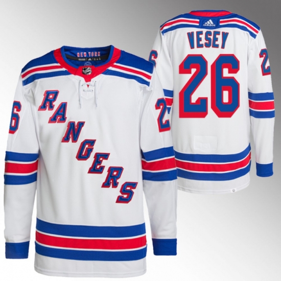 Men New York Rangers 26 Jimmy Vesey White Stitched Jersey Men New York Rangers 26 Jimmy Vesey White Stitched Jersey