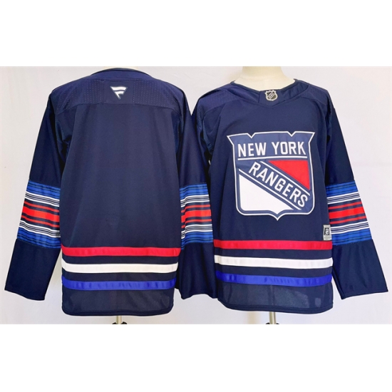 Men New York Rangers Blank Navy 2024 25 Stitched Jersey Men New York Rangers Blank Navy 2024 25 Stitched Jersey