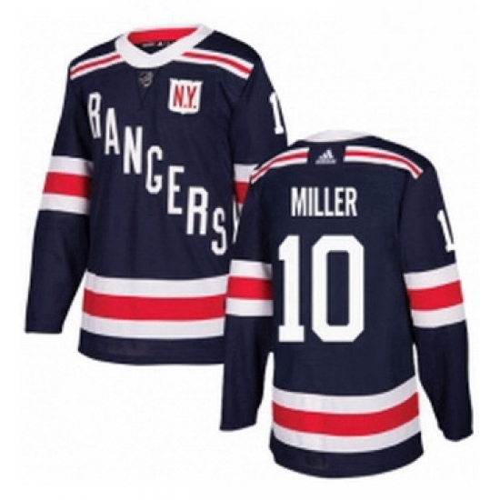 Mens Adidas New York Rangers 10 JT Miller Authentic Navy Blue 2018 Winter Classic NHL Jersey Mens Adidas New York Rangers 10 JT Miller Authentic Navy Blue 2018 Winter Classic NHL Jersey