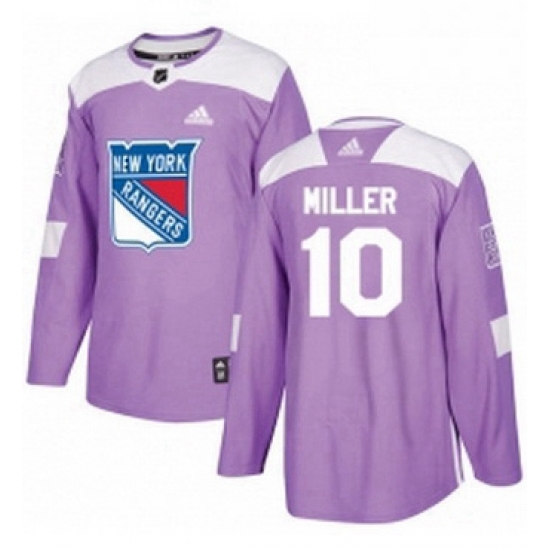 Mens Adidas New York Rangers 10 JT Miller Authentic Purple Fights Cancer Practice NHL Jersey Mens Adidas New York Rangers 10 JT Miller Authentic Purple Fights Cancer Practice NHL Jersey