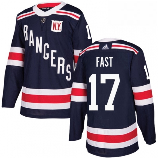 Mens Adidas New York Rangers 17 Jesper Fast Authentic Navy Blue 2018 Winter Classic NHL Jersey Mens Adidas New York Rangers 17 Jesper Fast Authentic Navy Blue 2018 Winter Classic NHL Jersey
