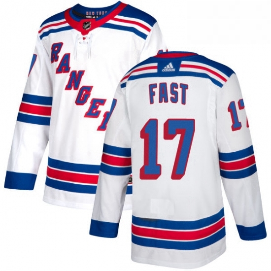 Mens Adidas New York Rangers 17 Jesper Fast Authentic White Away NHL Jersey Mens Adidas New York Rangers 17 Jesper Fast Authentic White Away NHL Jersey