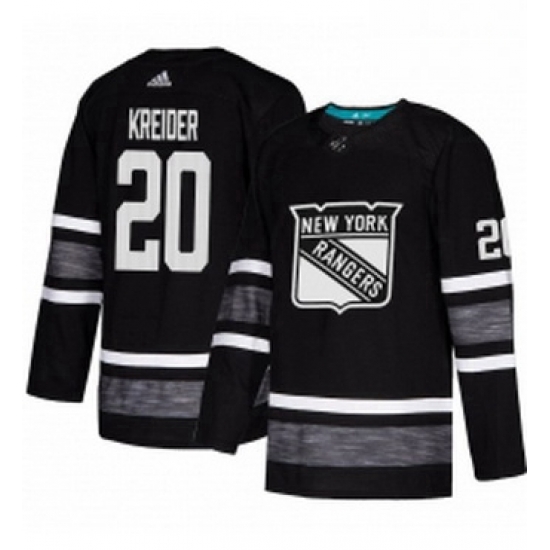 Mens Adidas New York Rangers 20 Chris Kreider Black 2019 All Star Game Parley Authentic Stitched NHL Jersey Mens Adidas New York Rangers 20 Chris Kreider Black 2019 All Star Game Parley Authentic Stitched NHL Jersey