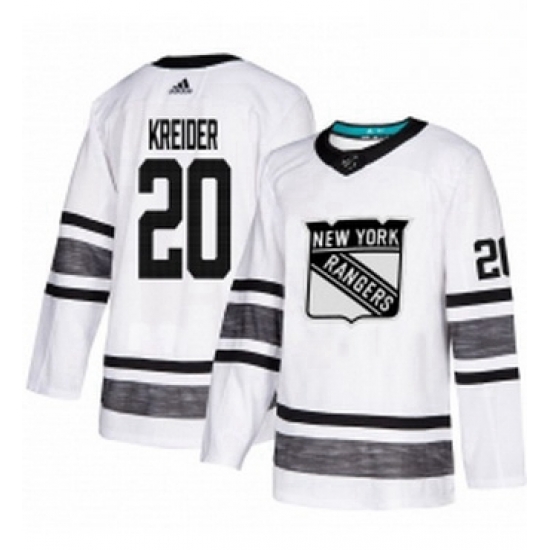 Mens Adidas New York Rangers 20 Chris Kreider White 2019 All Star Game Parley Authentic Stitched NHL Jersey Mens Adidas New York Rangers 20 Chris Kreider White 2019 All Star Game Parley Authentic Stitched NHL Jersey