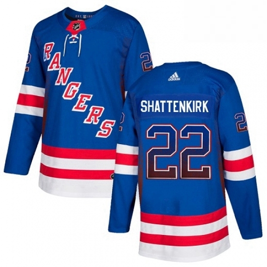 Mens Adidas New York Rangers 22 Kevin Shattenkirk Authentic Royal Blue Drift Fashion NHL Jersey Mens Adidas New York Rangers 22 Kevin Shattenkirk Authentic Royal Blue Drift Fashion NHL Jersey