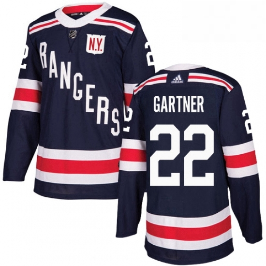 Mens Adidas New York Rangers 22 Mike Gartner Authentic Navy Blue 2018 Winter Classic NHL Jersey Mens Adidas New York Rangers 22 Mike Gartner Authentic Navy Blue 2018 Winter Classic NHL Jersey