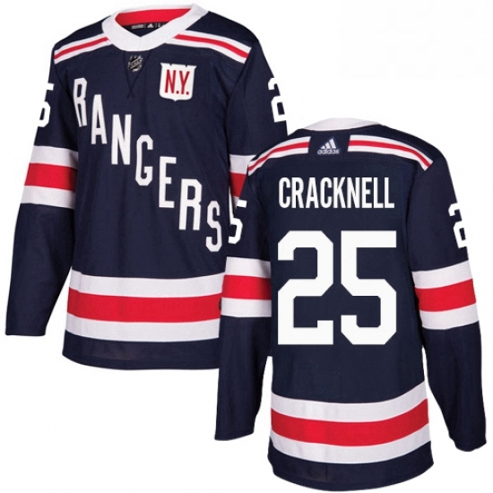 Mens Adidas New York Rangers 25 Adam Cracknell Authentic Navy Blue 2018 Winter Classic NHL Jersey Mens Adidas New York Rangers 25 Adam Cracknell Authentic Navy Blue 2018 Winter Classic NHL Jersey