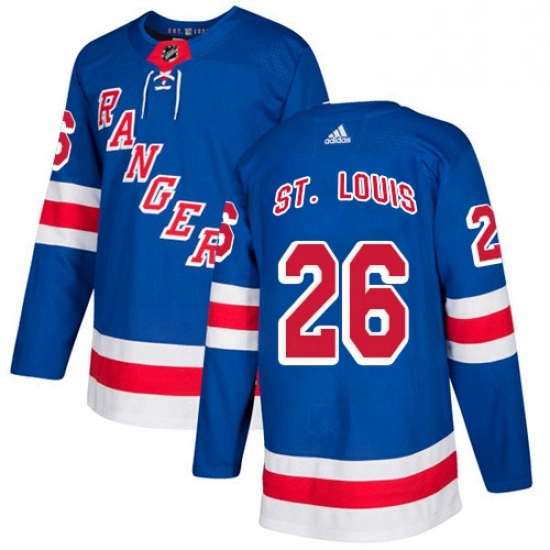 Mens Adidas New York Rangers 26 Martin St Louis Premier Royal Blue Home NHL Jersey Mens Adidas New York Rangers 26 Martin St Louis Premier Royal Blue Home NHL Jersey