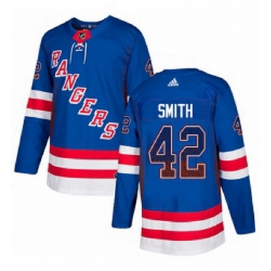 Mens Adidas New York Rangers 42 Brendan Smith Authentic Royal Blue Drift Fashion NHL Jersey Mens Adidas New York Rangers 42 Brendan Smith Authentic Royal Blue Drift Fashion NHL Jersey