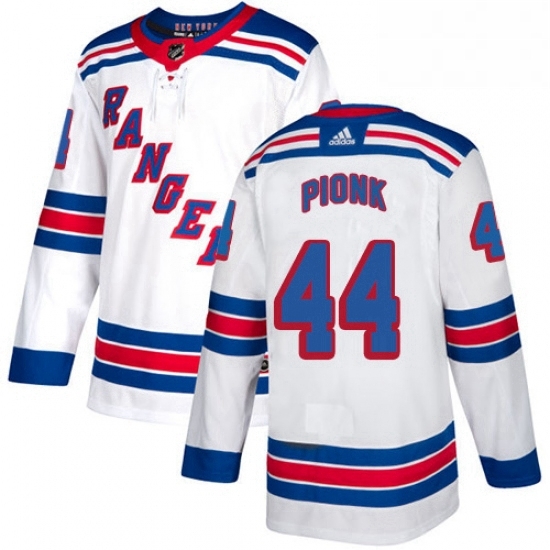Mens Adidas New York Rangers 44 Neal Pionk White Road Authentic Stitched NHL Jersey Mens Adidas New York Rangers 44 Neal Pionk White Road Authentic Stitched NHL Jersey