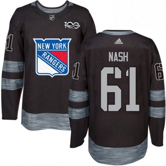 Mens Adidas New York Rangers 61 Rick Nash Premier Black 1917 2017 100th Anniversary NHL Jersey Mens Adidas New York Rangers 61 Rick Nash Premier Black 1917 2017 100th Anniversary NHL Jersey