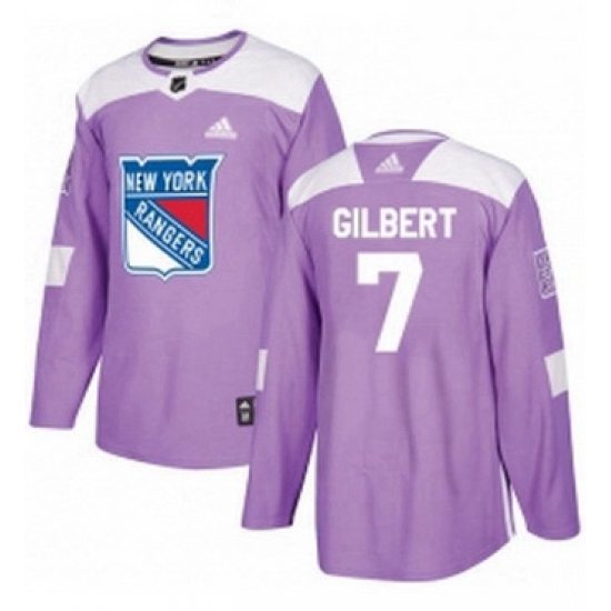 Mens Adidas New York Rangers 7 Rod Gilbert Authentic Purple Fights Cancer Practice NHL Jersey Mens Adidas New York Rangers 7 Rod Gilbert Authentic Purple Fights Cancer Practice NHL Jersey