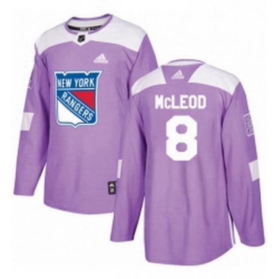 Mens Adidas New York Rangers 8 Cody McLeod Authentic Purple Fights Cancer Practice NHL Jersey Mens Adidas New York Rangers 8 Cody McLeod Authentic Purple Fights Cancer Practice NHL Jersey