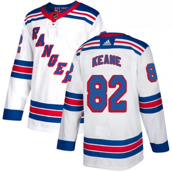 Mens Adidas New York Rangers 82 Joey Keane Authentic White Away NHL Jersey Mens Adidas New York Rangers 82 Joey Keane Authentic White Away NHL Jersey