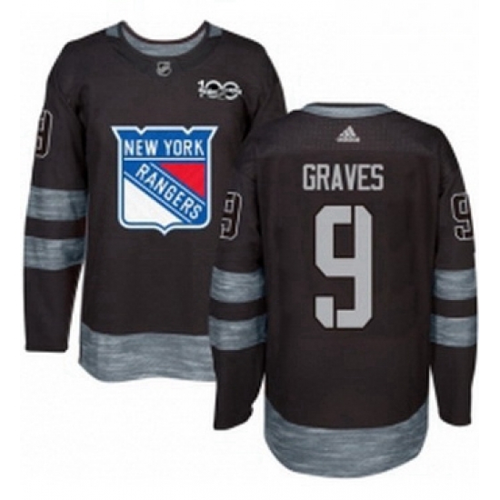 Mens Adidas New York Rangers 9 Adam Graves Premier Black 1917 2017 100th Anniversary NHL Jersey Mens Adidas New York Rangers 9 Adam Graves Premier Black 1917 2017 100th Anniversary NHL Jersey