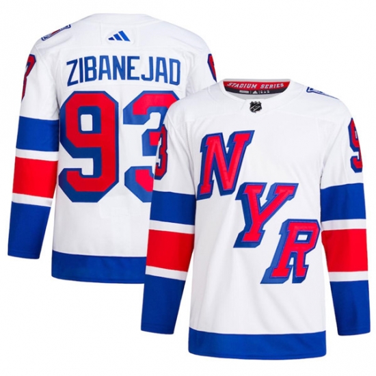Men's New York Rangers #93 Mika Zibanejad White 2024 Stadium Series Stitched Jersey Men's New York Rangers #93 Mika Zibanejad White 2024 Stadium Series Stitched Jersey