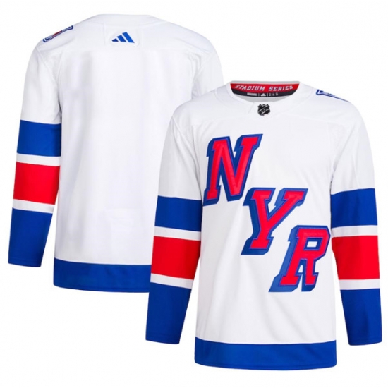 Men's New York Rangers Blank White 2024 Stadium Series Stitched Jersey Men's New York Rangers Blank White 2024 Stadium Series Stitched Jersey