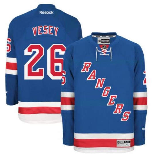 Mens New York Rangers Jimmy Vesey Reebok Blue Home Premier Player Jersey Mens New York Rangers Jimmy Vesey Reebok Blue Home Premier Player Jersey