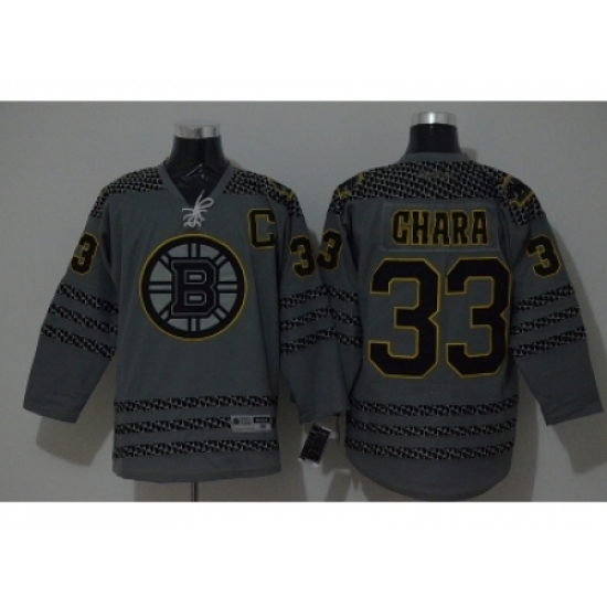 NHL Boston Bruins #33 Zdeno Chara Charcoal Cross Check Fashion jerseys NHL Boston Bruins #33 Zdeno Chara Charcoal Cross Check Fashion jerseys