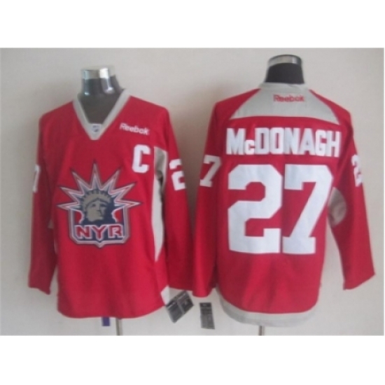 NHL New York Rangers 27 Ryan McDonagh red Jerseys NHL New York Rangers 27 Ryan McDonagh red Jerseys