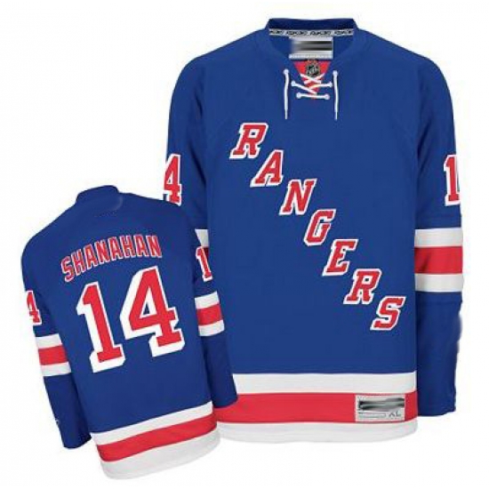 New York Rangers 14# Brendan Shanahan Premier blue Jersey New York Rangers 14# Brendan Shanahan Premier blue Jersey