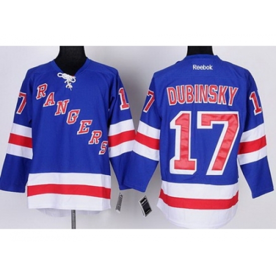 New York Rangers 17 Brandon Dubinsky Blue NHL Jerseys New York Rangers 17 Brandon Dubinsky Blue NHL Jerseys