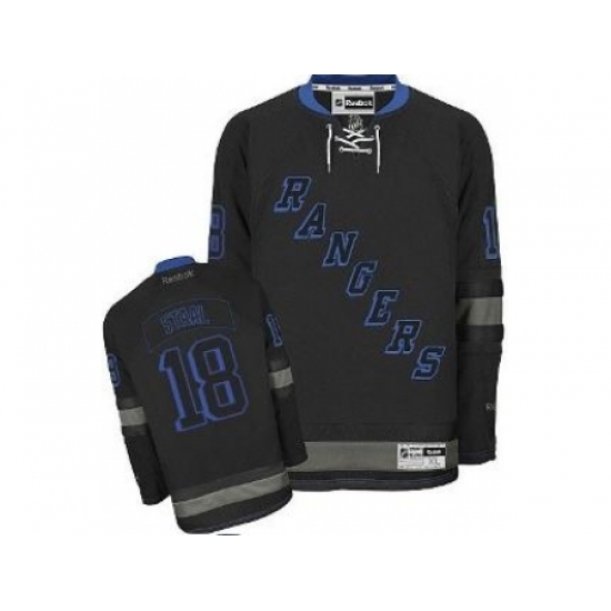 New York Rangers 18 Marc Staal Black Ice Fashion NHL Jerseys New York Rangers 18 Marc Staal Black Ice Fashion NHL Jerseys
