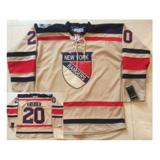 New York Rangers #20 Chris Kreider Cream Winter Classic NHL Jerseys New York Rangers #20 Chris Kreider Cream Winter Classic NHL Jerseys