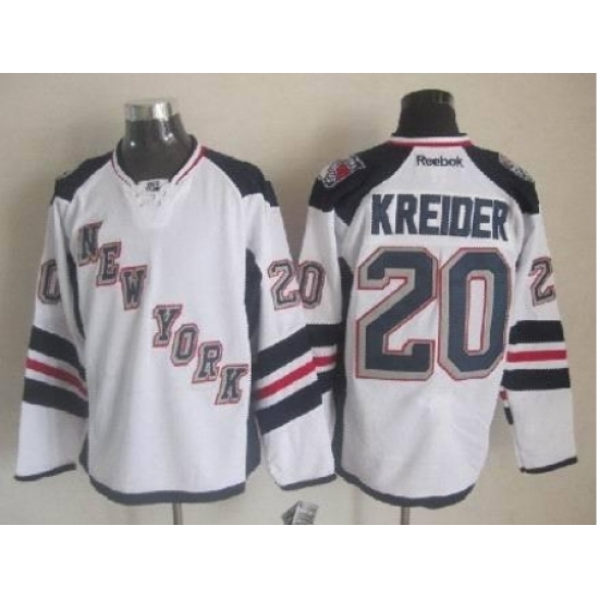 New York Rangers #20 Chris Kreider White 2014 Stadium Series Jersey New York Rangers #20 Chris Kreider White 2014 Stadium Series Jersey