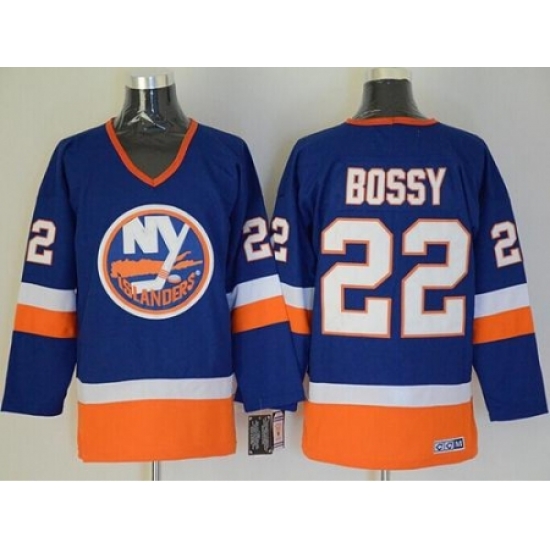 New York Rangers #22 Mike Bossy Baby Blue CCM Throwback Stitched NHL Jersey New York Rangers #22 Mike Bossy Baby Blue CCM Throwback Stitched NHL Jersey