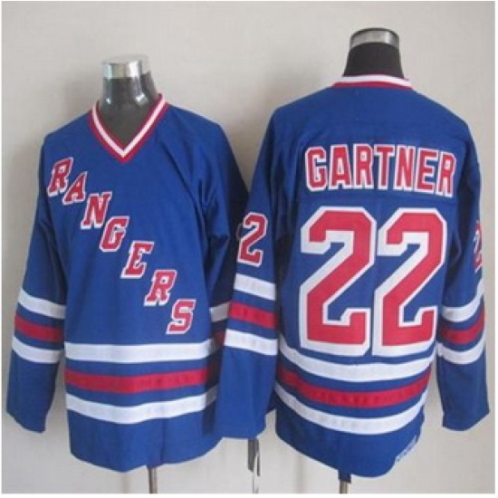New York Rangers #22 Mike Gartner Blue CCM Heroes of Hockey Alumni Stitched NHL Jersey New York Rangers #22 Mike Gartner Blue CCM Heroes of Hockey Alumni Stitched NHL Jersey