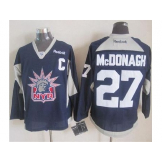 New York Rangers #27 Ryan McDonagh Navy Blue Practice Stitched NHL Jersey New York Rangers #27 Ryan McDonagh Navy Blue Practice Stitched NHL Jersey