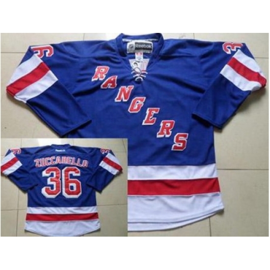 New York Rangers #36 Mats Zuccarello Blue Home Jersey New York Rangers #36 Mats Zuccarello Blue Home Jersey